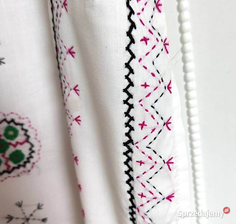 Nowa tunika biała M 38 L 40 folk etno boho Szczecin