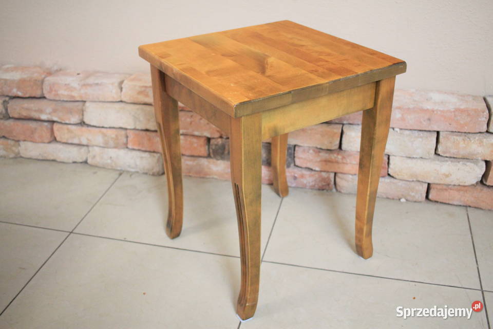 Taboret lite drewno piękne wykonanie Pszczyna sprzedam