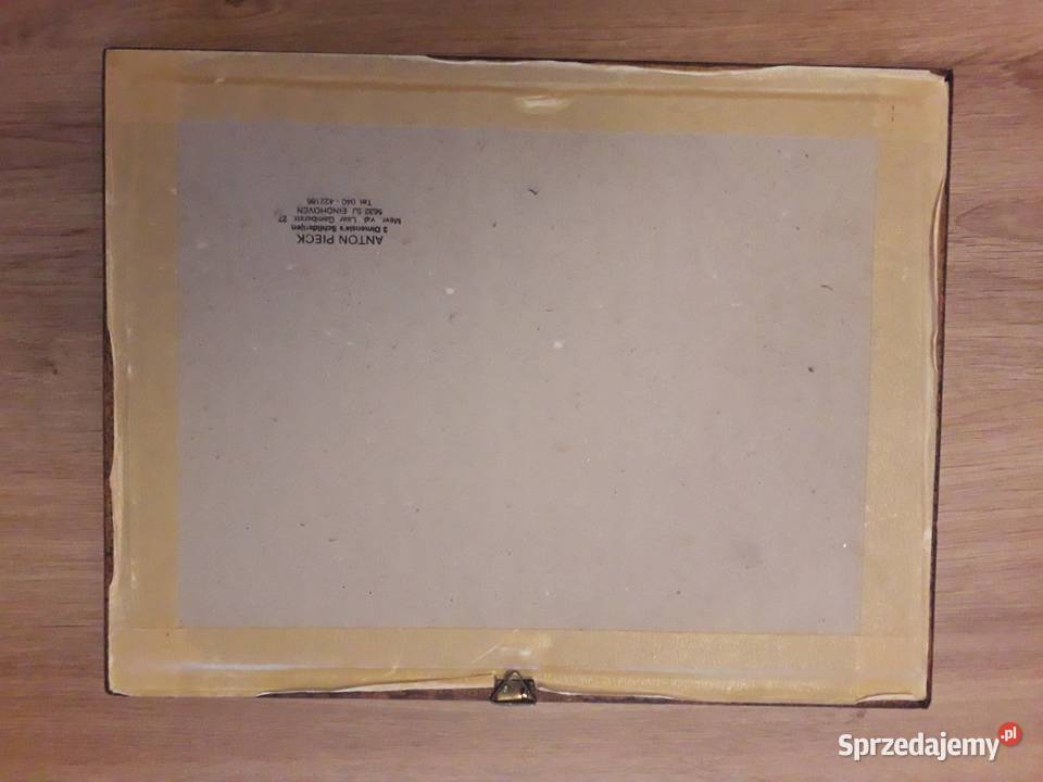 Obraz 3D Anton Pieck z sygnaturą Koło