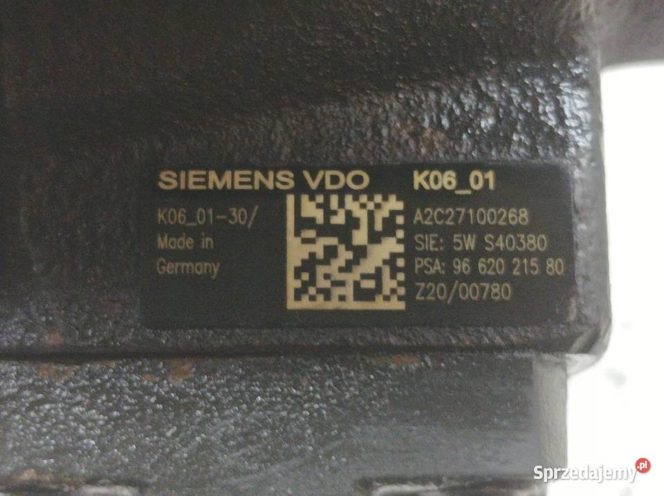 POMPA WTRYSKOWA 9662021580 20 TDCI Ford S I osobowe Pompy wtryskowe