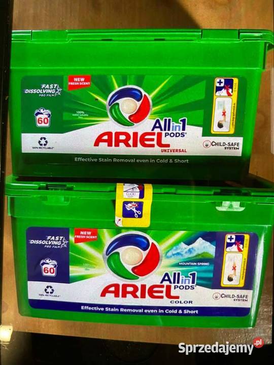 Ariel all in 1 kapsulki do prania 60 do opolskie Zalesie Śląskie