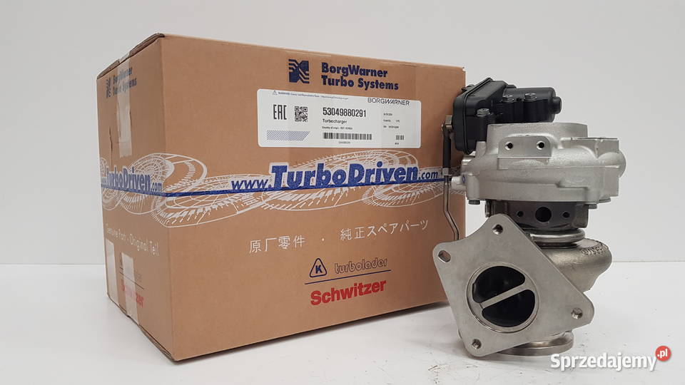 Nowa turbosprężarka BorgWarner KKK 53049880291 Siedlce sprzedam