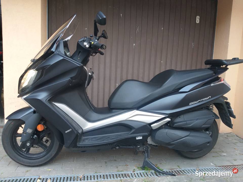Skuter Kymco DownTown 350i salon TCS Nodoe kufer pomorskie Gdańsk