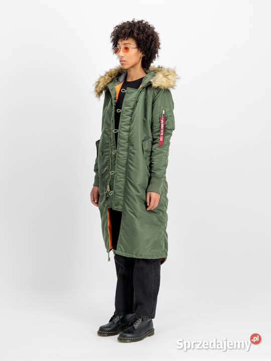 Alpha Industries Kurtka damska Long Fishtail Rozmiar 38(M) Warszawa sprzedam