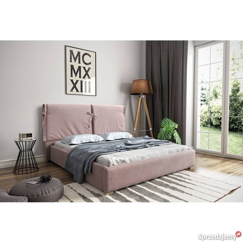 Łóżko SCANDI 2  140x200 z materacem każdy kolor