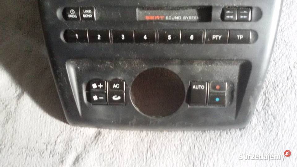Panel wentylaci klimy radio seat cordoba ibiza Panele sterowania, przełączniki Elbląg