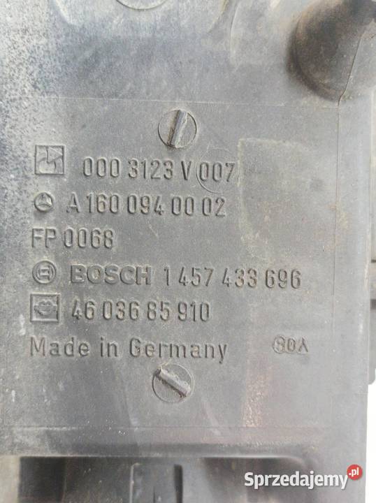 OBUDOWA FILTRA POWIETRZA KOMPUTER ECU 0261205005 Rok produkcji 2000 Obudowy filtrów