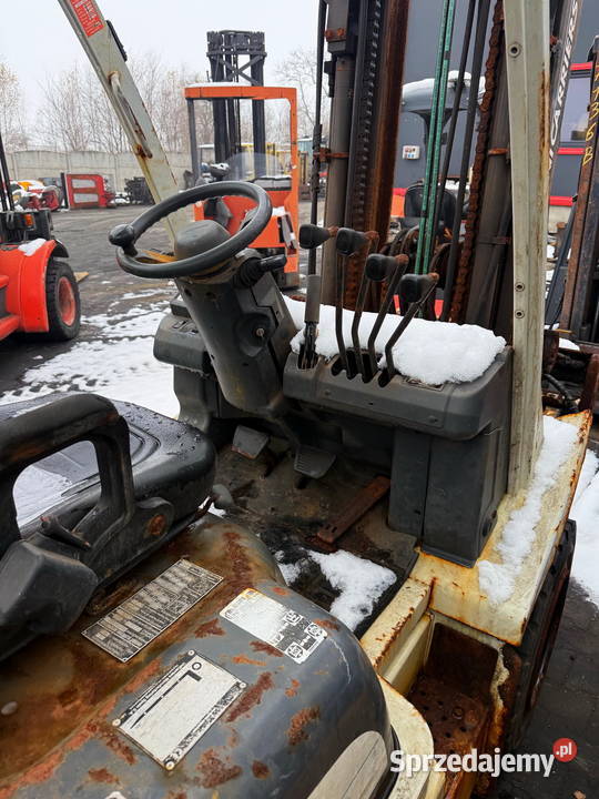 wózek widłowy NISSAN FG30 LPG Triplex przesuw Wózki widłowe łódzkie Działoszyn sprzedam