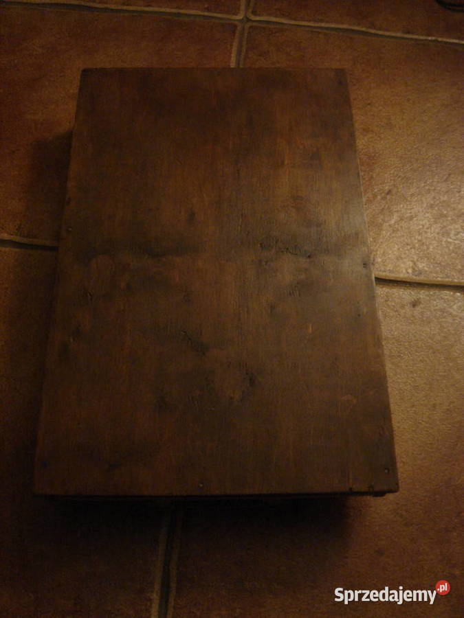 Taca drewniana rękodzieło PRL Cepelia Łódź