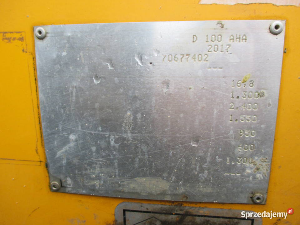 Wozidło budowlane AUSA D100 AHA 1000 Pleszew