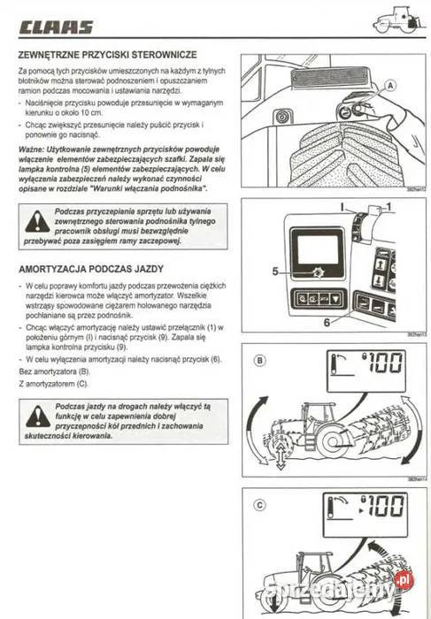 Instrukcja obsługi CLAAS ARES 816 826 836