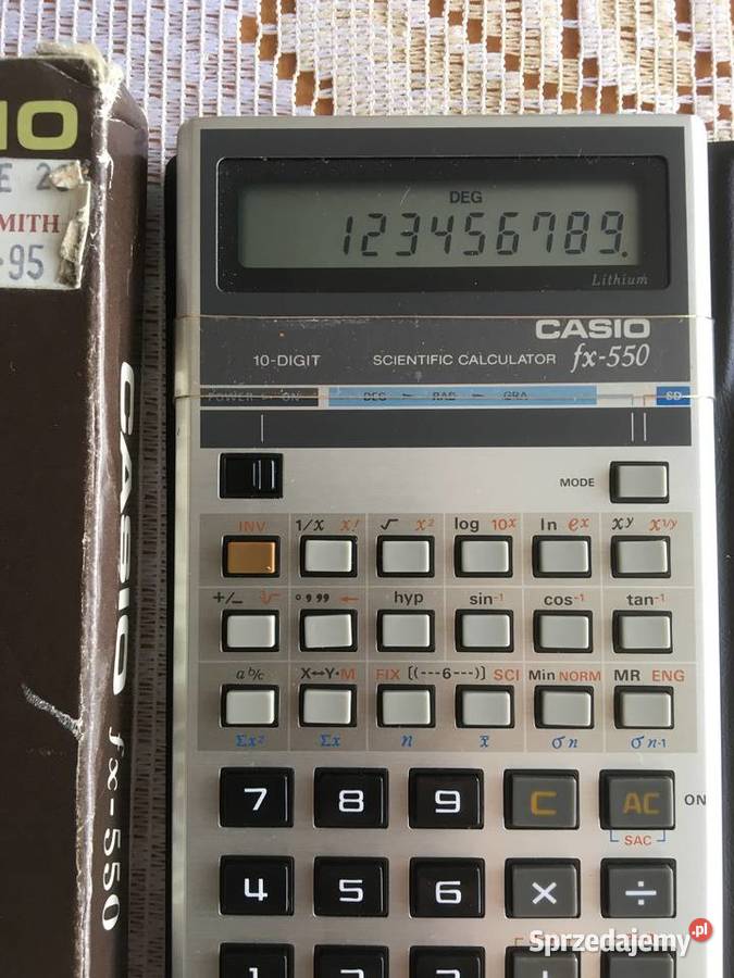 Kalkulator scientific Casio fx550 Sępólno Krajeńskie
