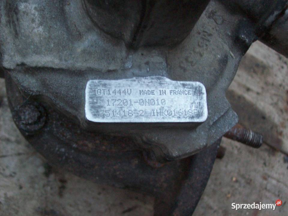 Corolla E12 14 D4D Turbina Turbosprezarka Rok produkcji 2006