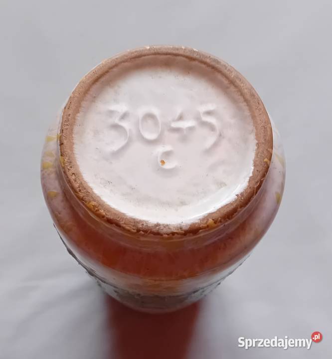 Wazon Fat Lava VEB Haldensleben 3045 C Lata 60e Koźminek