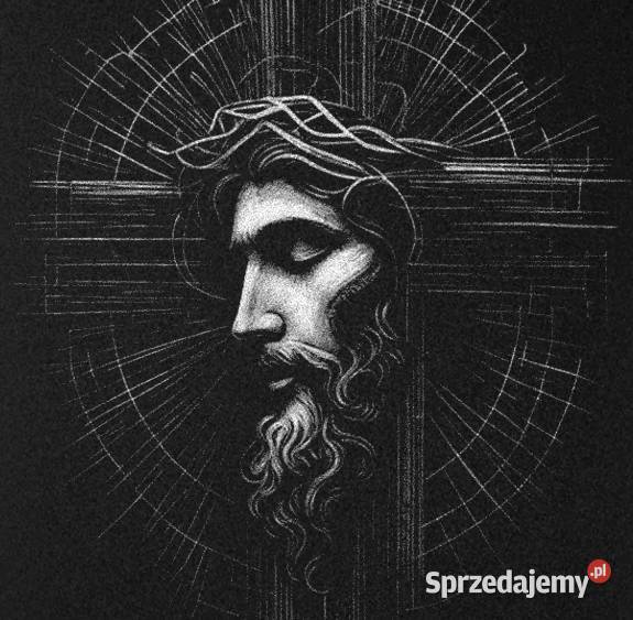 Jezus Chrystus Ręcznie grawerowany obraz na Sandomierz