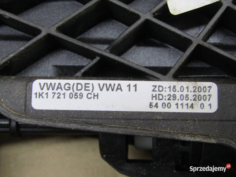 PEDAŁ SPRZĘGŁA POMPA SPRZĘGŁA SKODA OCTAVIA II Mysłaków