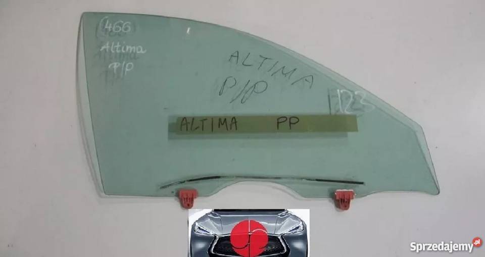 NISSAN ALTIMA L31 SZYBA BOCZNA DRZWI PRZÓD PRAWY Nowy Tomyśl