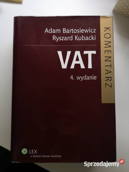 książkę VAT wydanie 4komentarz Gorzów Wielkopolski
