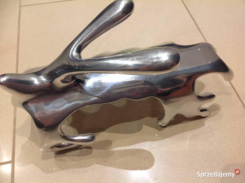 Piękny Srebrny Stojak na Wino Aluminium Design lubuskie Nowa Sól sprzedam