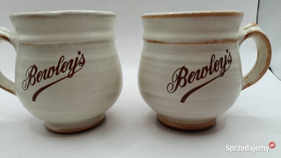 Dwa ceramiczne kubki na kawę Bewleys Zamość