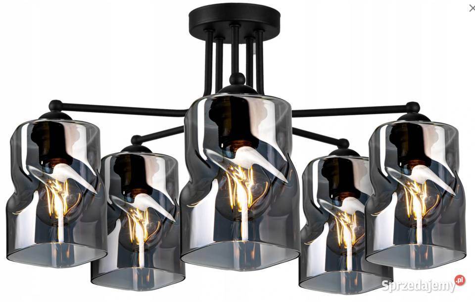LAMPA SUFITOWA 5 ramienna SZKLANA kolory Polska Dom i Ogród podlaskie Choroszcz