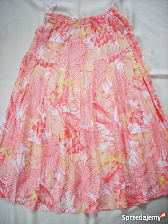 Letnia Spódnica Pastelowa Kwiaty j Nowa 38 40 Nowy Sącz