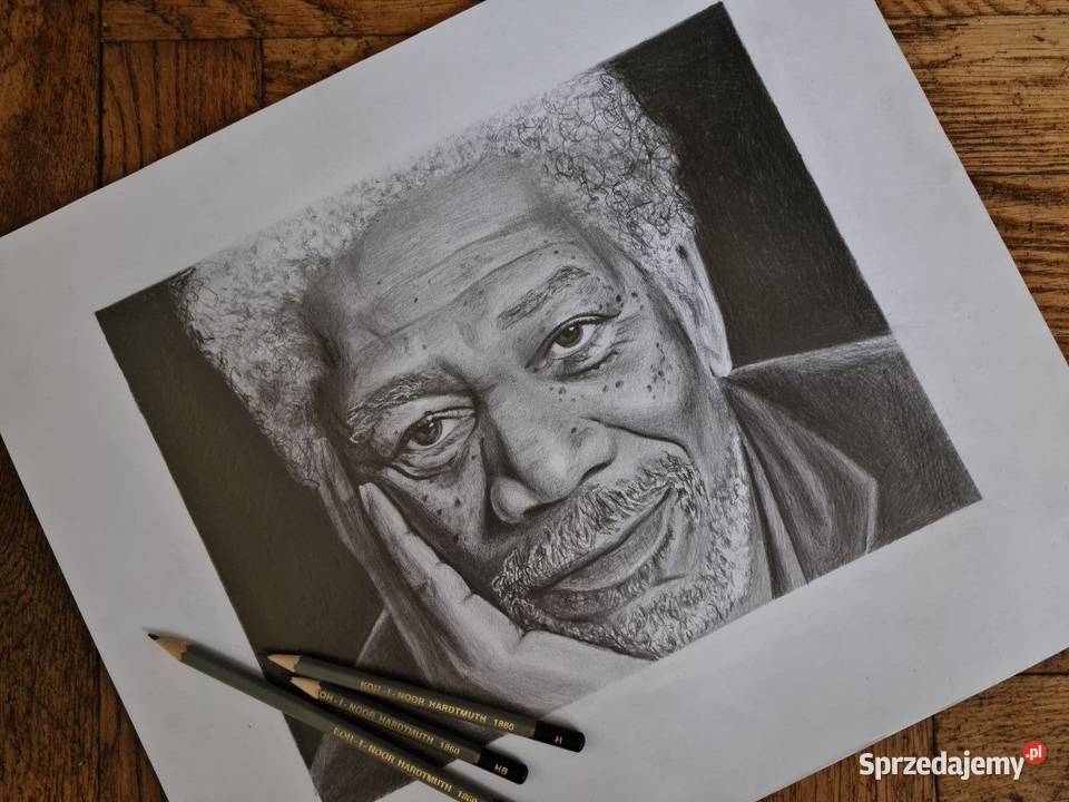 Obraz olejny portret rysunek mazowieckie