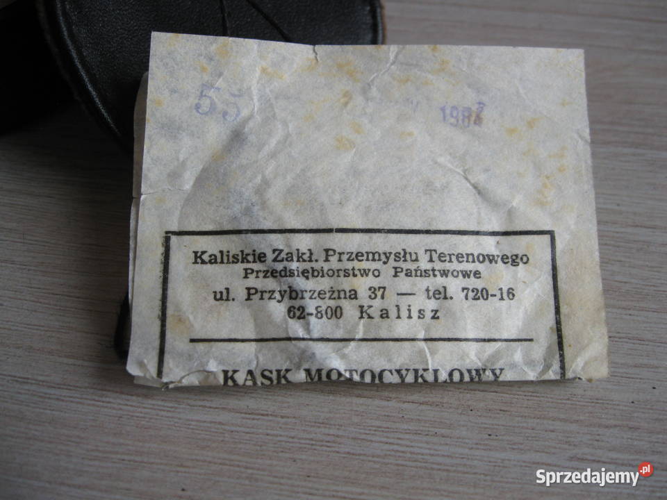 Stary kask ORMO milicja MO PRL sprzedam