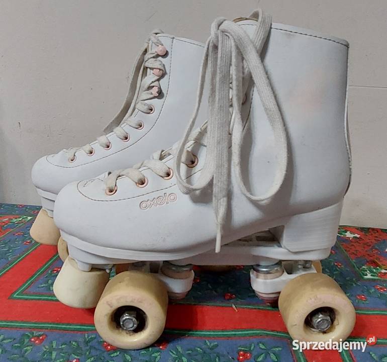 Wrotki figurowe Oxelo Quad 100 wkładka 22 Rolki, wrotki i hulajnogi Dla Dziecka mazowieckie Warszawa