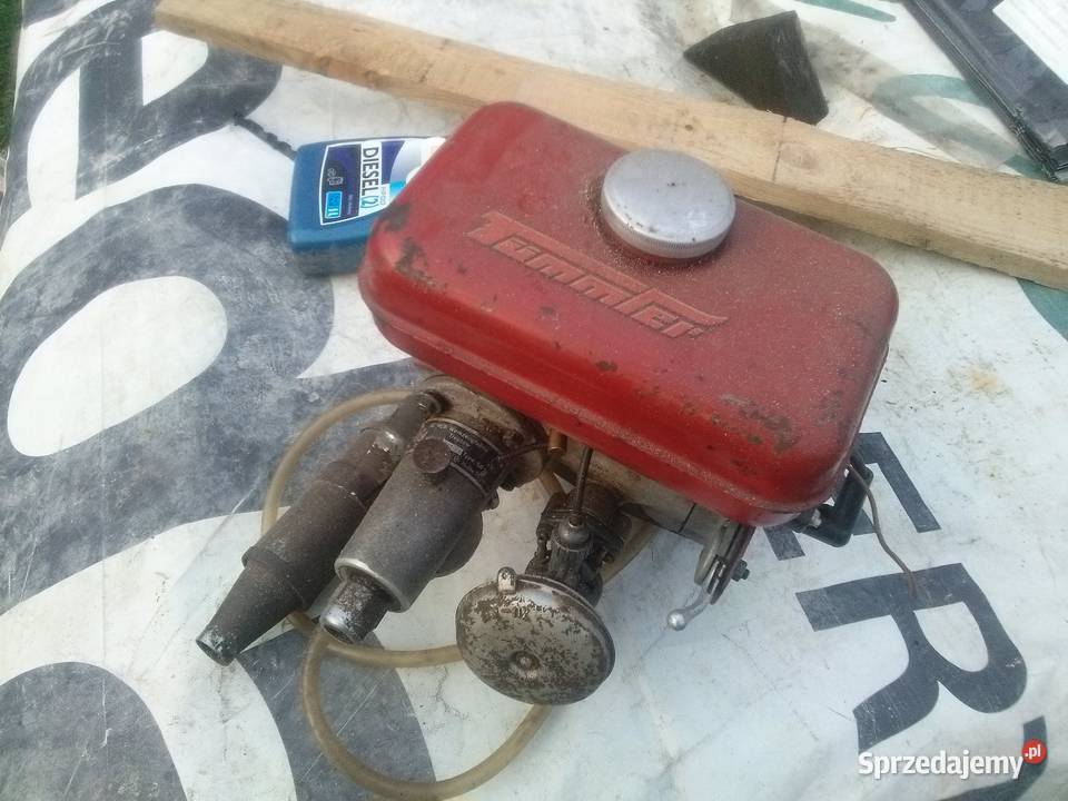 silnik do łodzi zabytek 1950r 75ccm Rok produkcji 1950 lubuskie Gorzów Wielkopolski