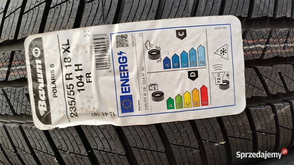 Sprzedam komplet opon zimowych Barum Polaris 5 Płock