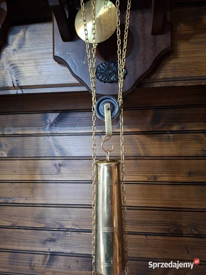 Wiszący zegar jednowagowy Wyposażenie wnętrz podkarpackie