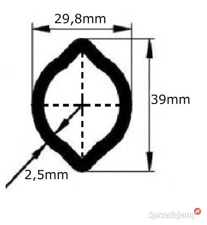 Rura WOM cytryna 29839 x 25 mm 60 TL30360 Kamionna