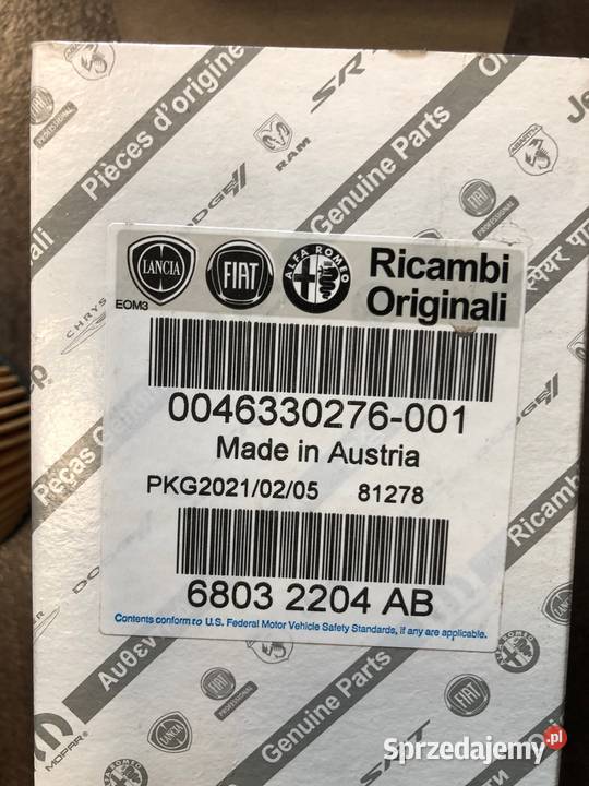 Filtr oleju silnika 28 CRD Jeep Wrangler JK osobowe Kozy