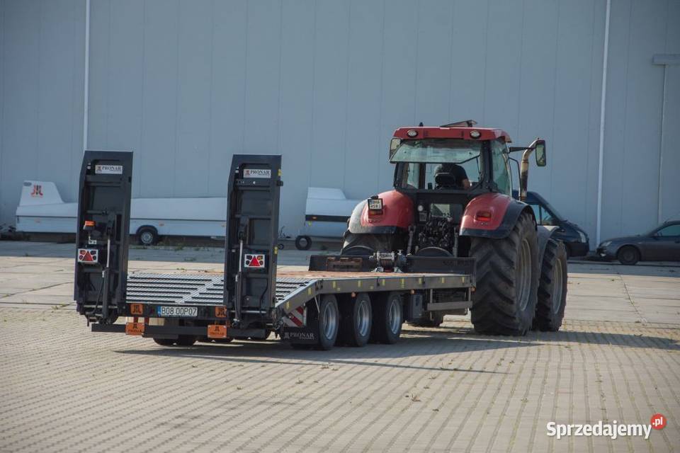 Przyczepa niskopodwoziowa RC 3100 z opcjon osią Łowicz