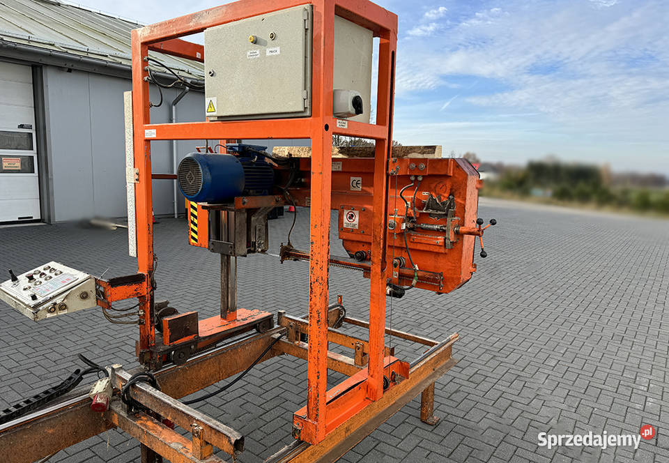 Trak pilarka taśmowa pozioma WIREX typ CZ1ZM do Produkcja Sierakowska Huta