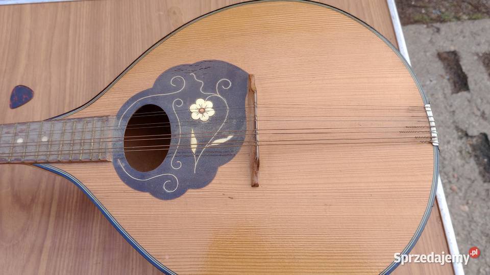 Stara ładna mandolina ośmiostrunowa Antyki Łódź sprzedam