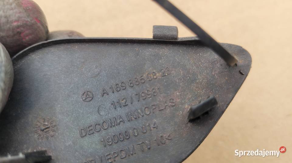 MERCEDES W169 ZAŚLEPKA HAKA ZDERZAKA PRZÓD Pozostałe Ruda Śląska