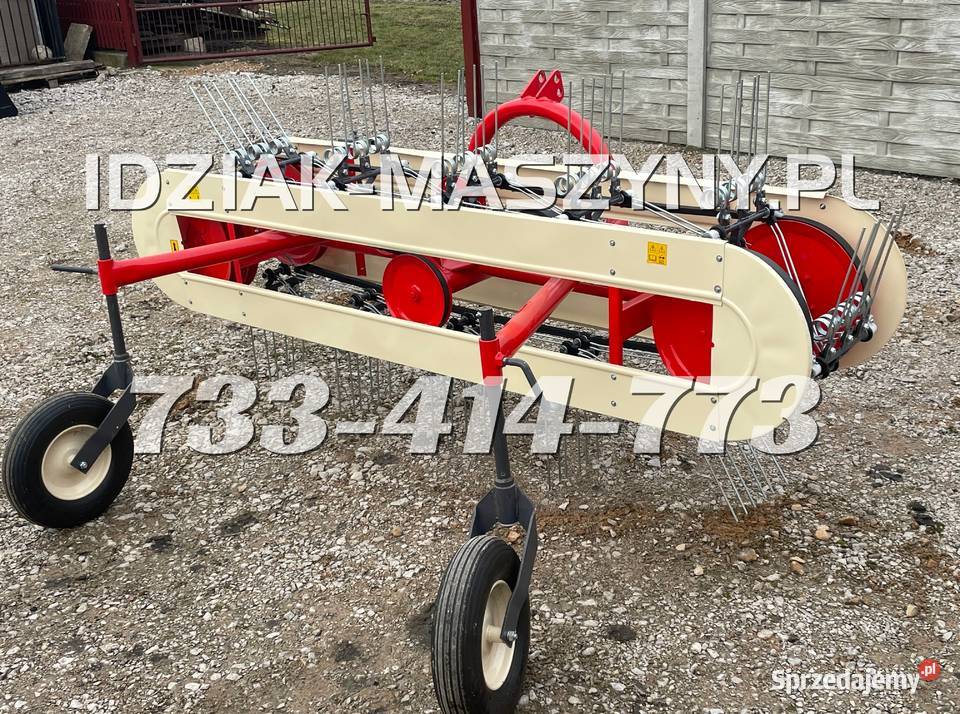 Zgrabiarka przewracarka taśmowa pasowa do siana Radomsko