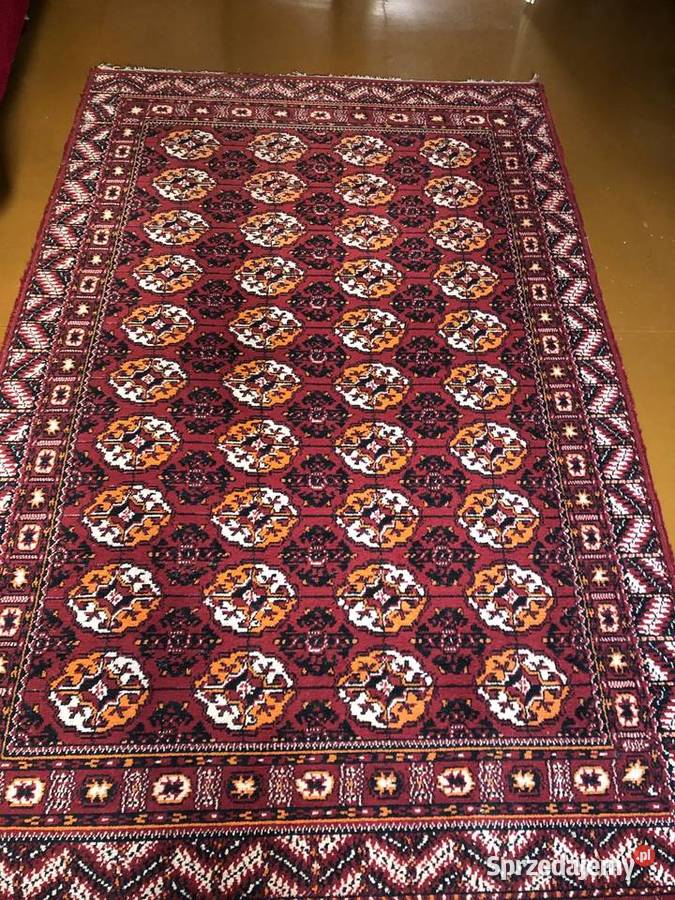 Duży dywan PRL vintage oryginał 1965 Kraków