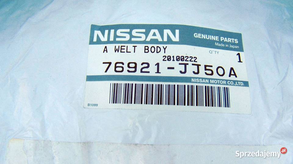 USZCZELKA DRZWI PRAWY PRZÓD INFINITI G37 wielkopolskie Nowy Tomyśl