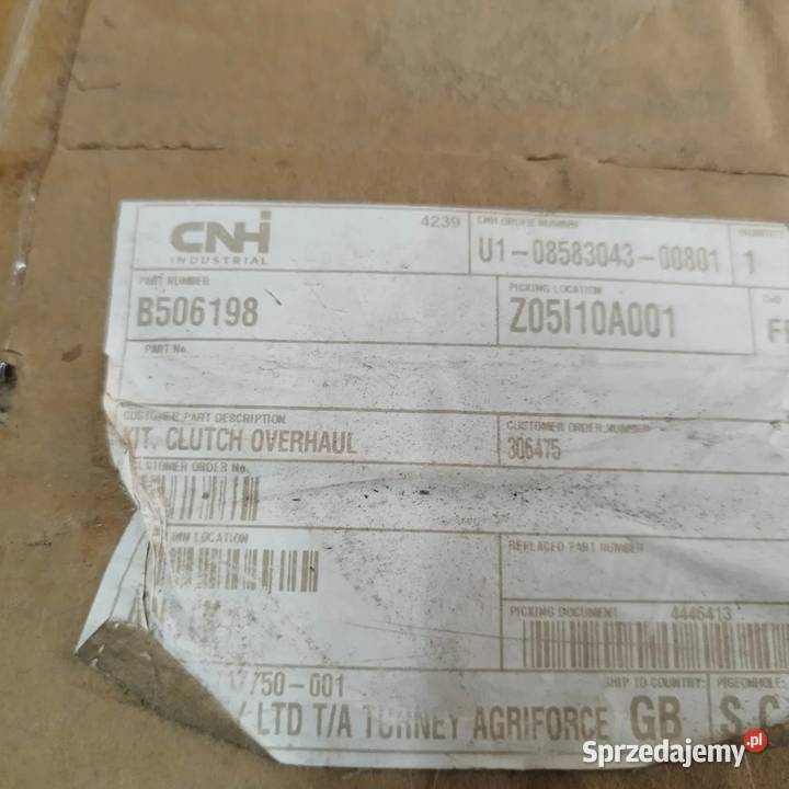 Zestaw naprawczy sprzegla B506198 case łódzkie