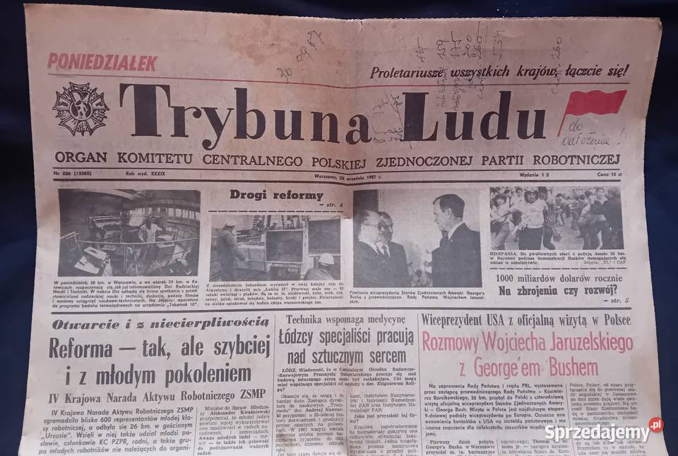 Trybuna Ludu 226 28 września 1987 r