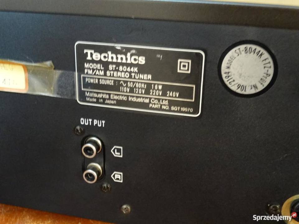 Tuner radiowy Technics ST8044 Vintage WYSYŁKA Jasło