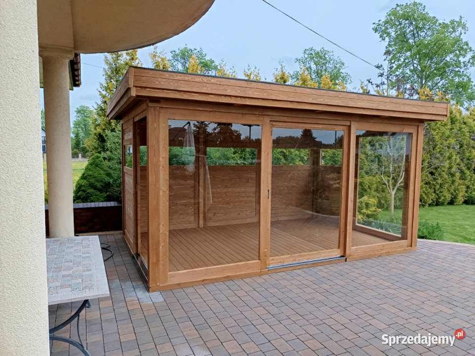 ALTANA 21 SZKLANA ALTANKA OGRODOWA DOMEK Parzymiechy sprzedam