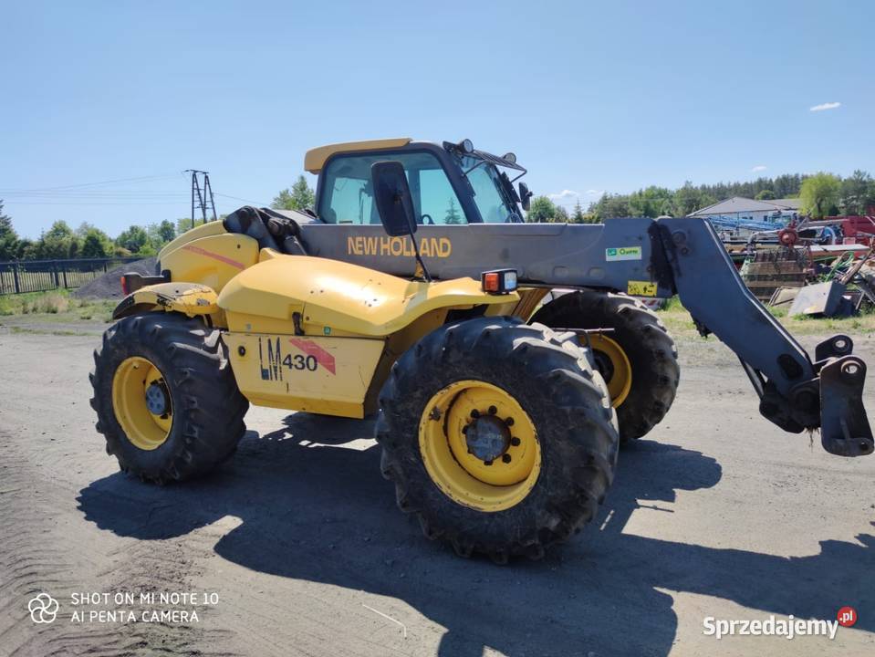 Ładowrka Teleskopowa Holland LM 430 7 m udzwig 3 nieuszkodzony Czersk