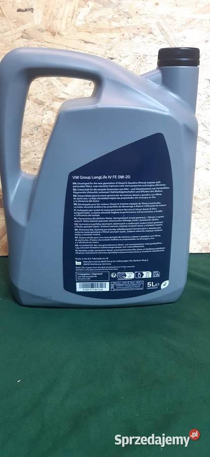 Olej Volkswagen 0W20 5 L Oleje silnikowe lubelskie