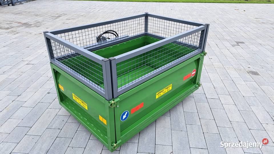 skrzynia transportowa na tył ciągnika tylny TUZ Delfina