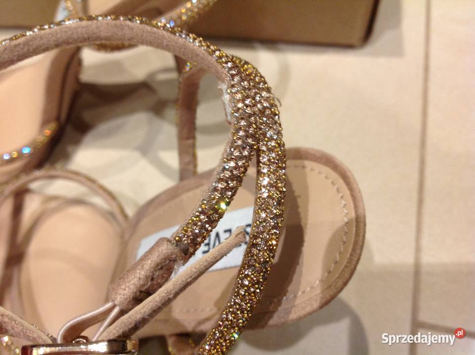 Sandałki na Obcasie STEVE MADDEN 37 j Nowe Sandały i klapki Nowa Sól