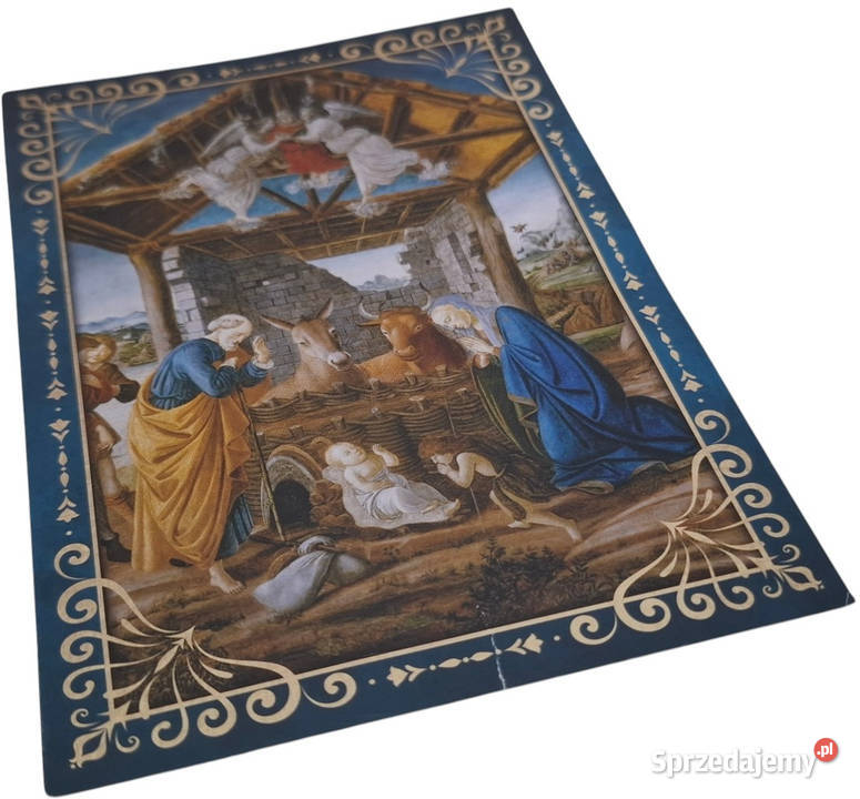 Narodzenie Chrystusa Sandro Botticelli ok 1475r Pocztówki i karty telefoniczne Czeladź